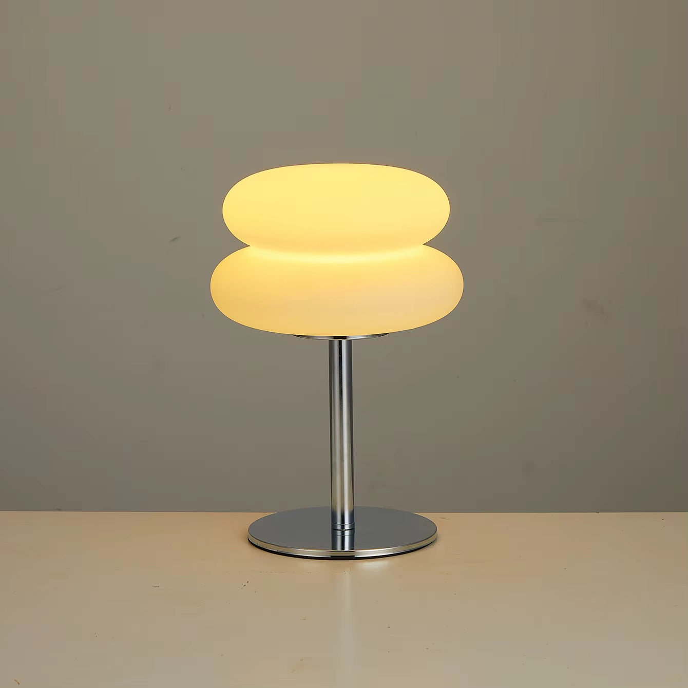 Bauhaus Retro Table Lamp Plastic Lamps Bedroom Bedside Living Room Nordic Mushroom Lamp 9-Level Brightness Dimming Ambient Light