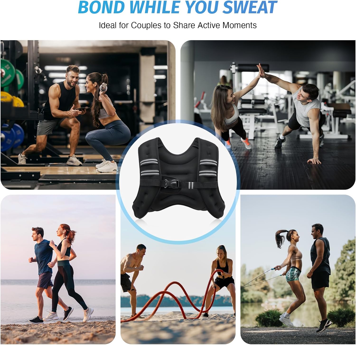 ForceFit Weighted Vest Adjustable