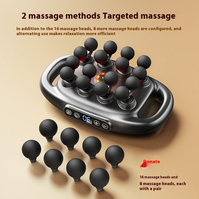 16-Head Deep Strike Massage Gun